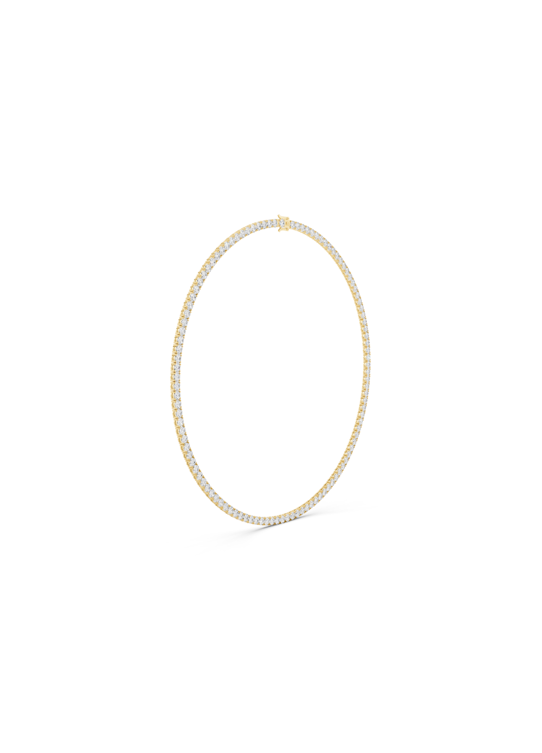Natural Diamond Tennis Necklace