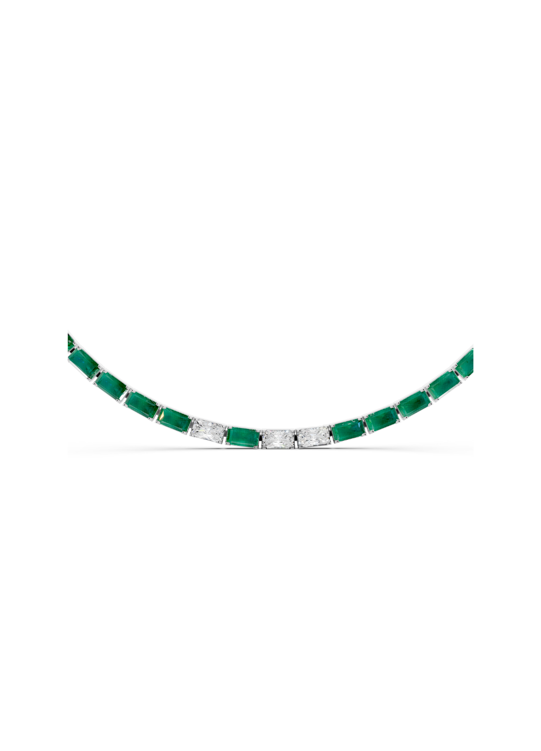 Emerald & Diamond Riviera Line Choker