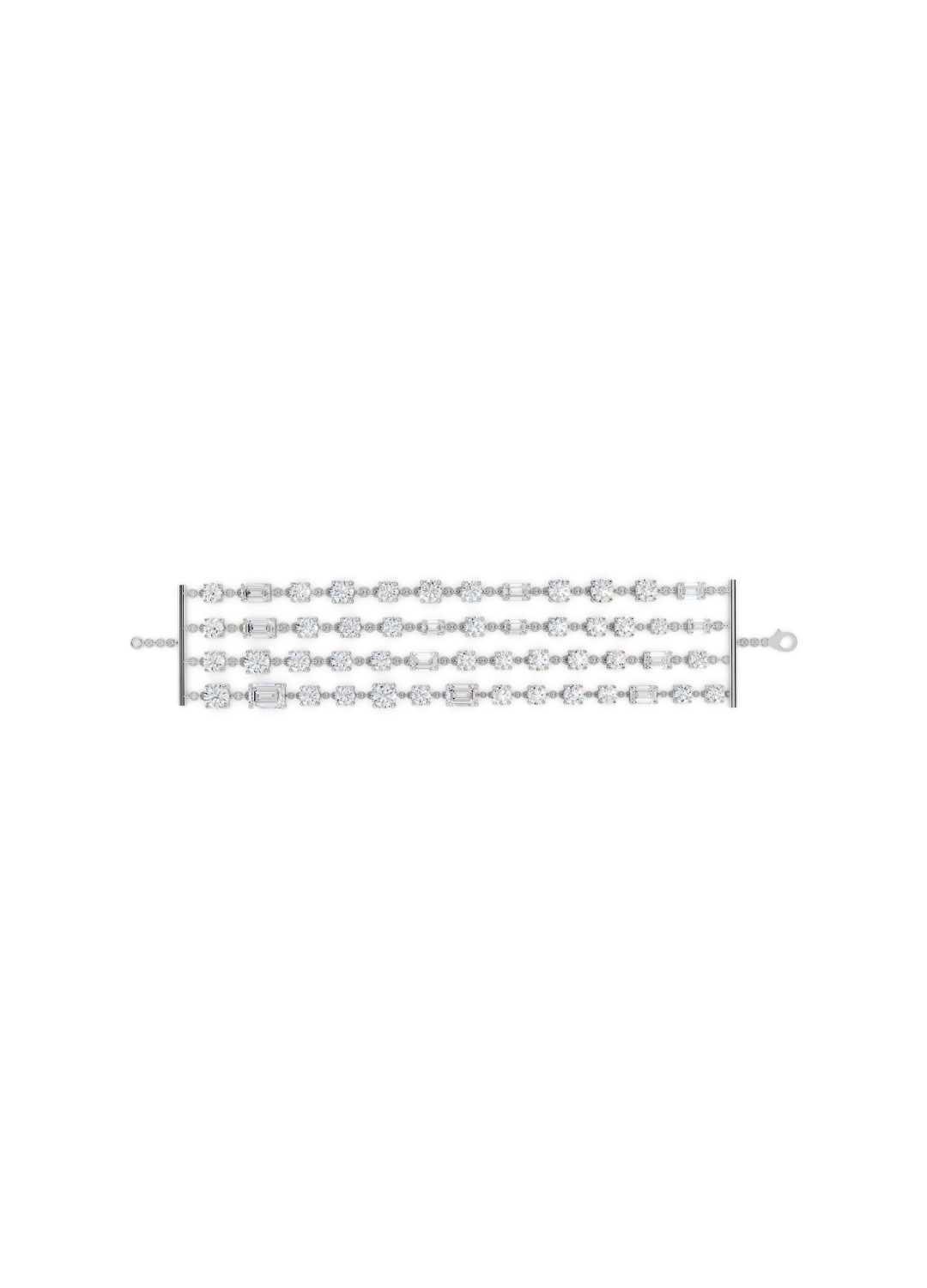 Square Filigree Diamond Bracelet