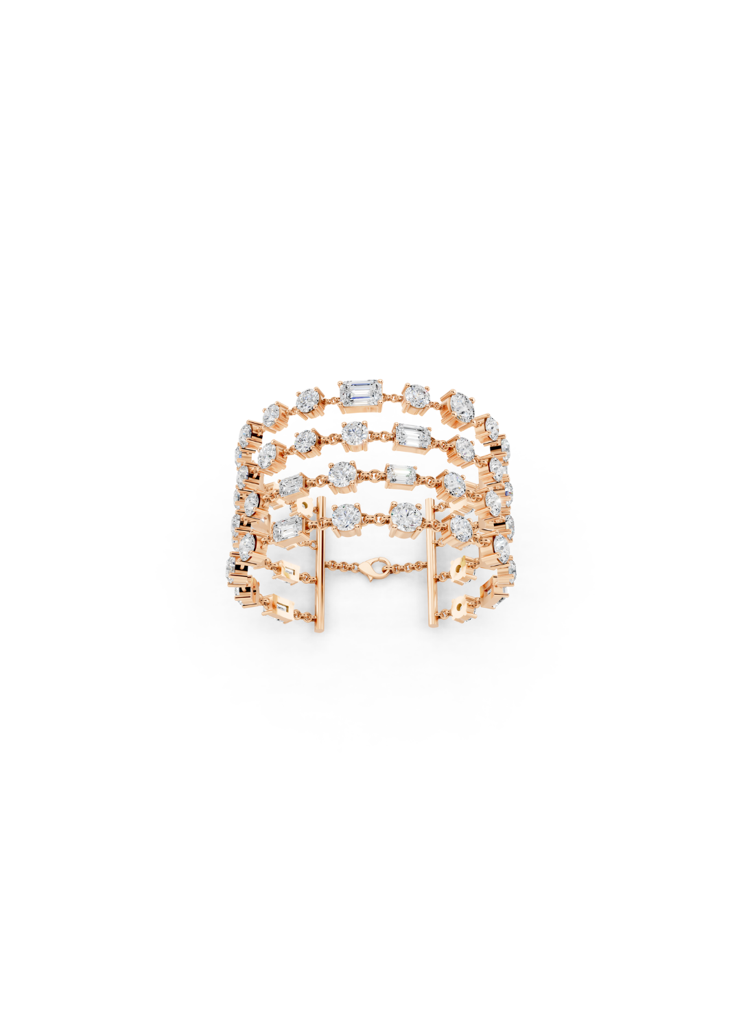 Square Filigree Diamond Bracelet