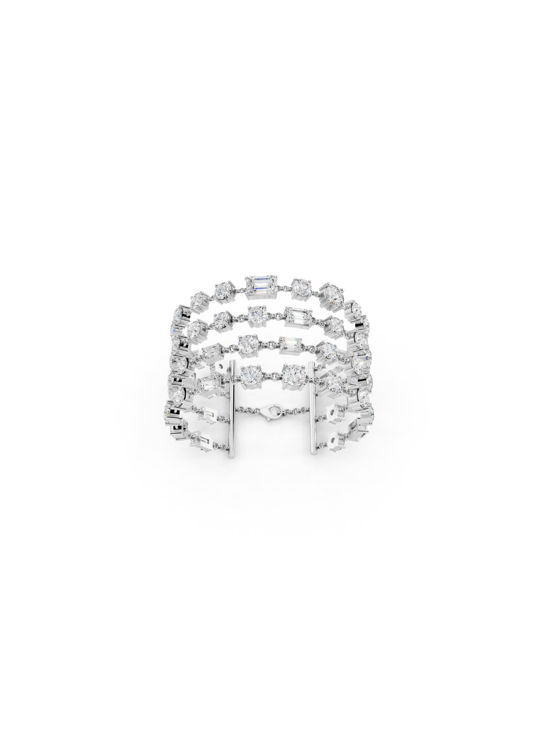 Square Filigree Diamond Bracelet