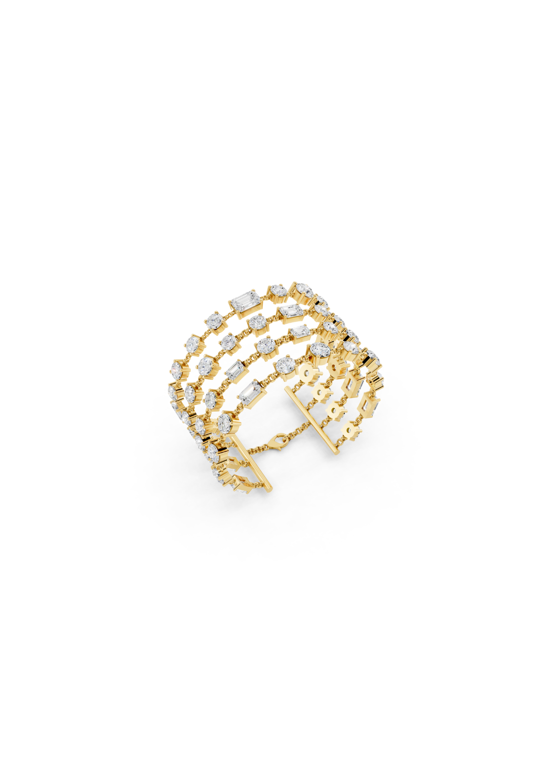 Square Filigree Diamond Bracelet