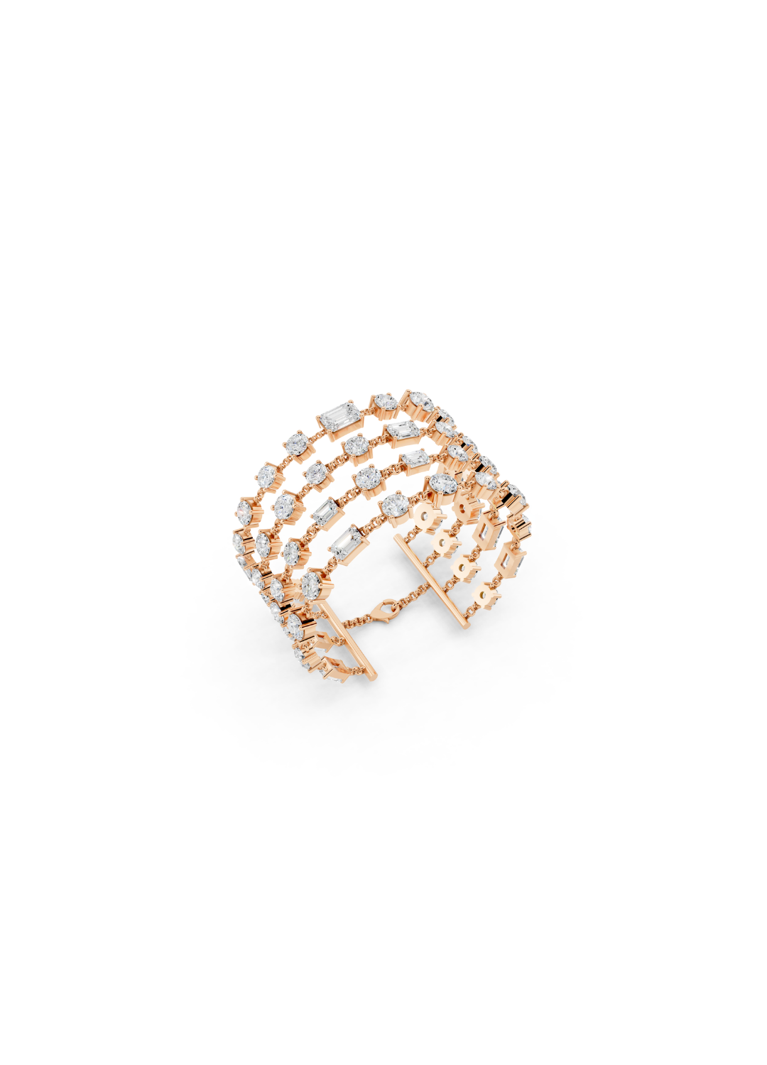 Square Filigree Diamond Bracelet