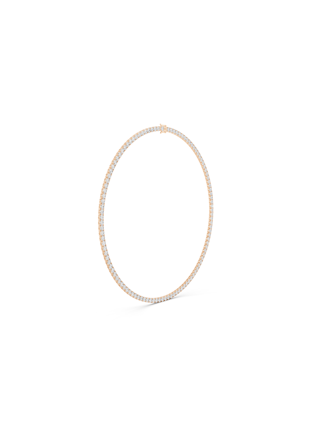 Natural Diamond Tennis Necklace