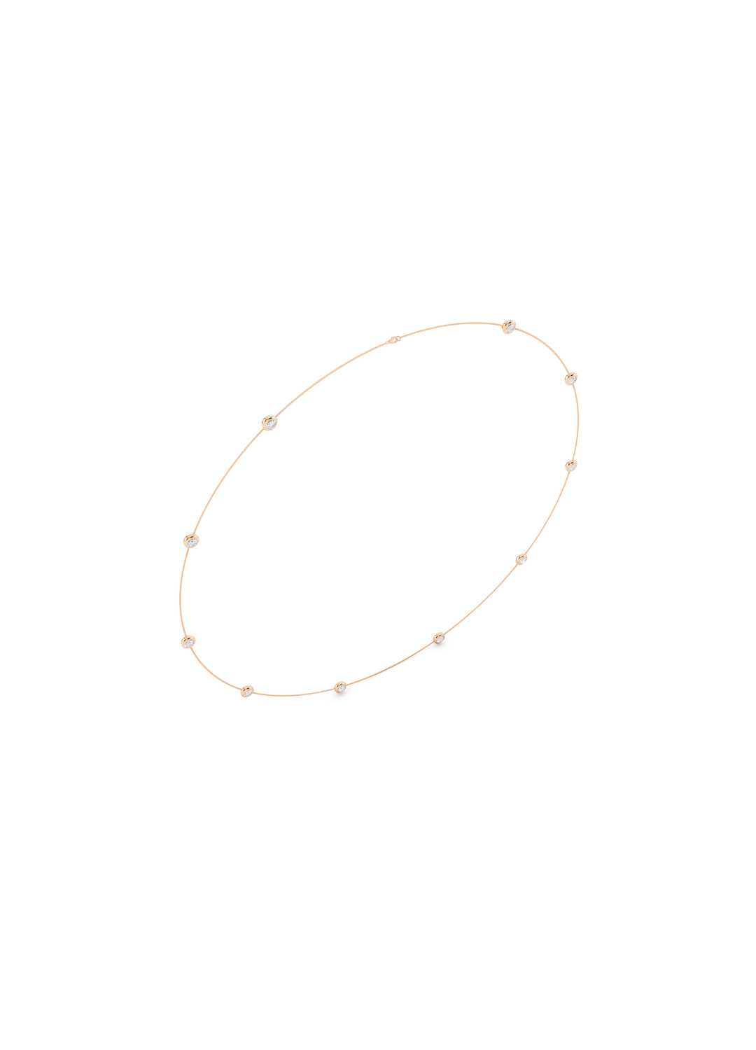 Diamond By The Yard Necklace