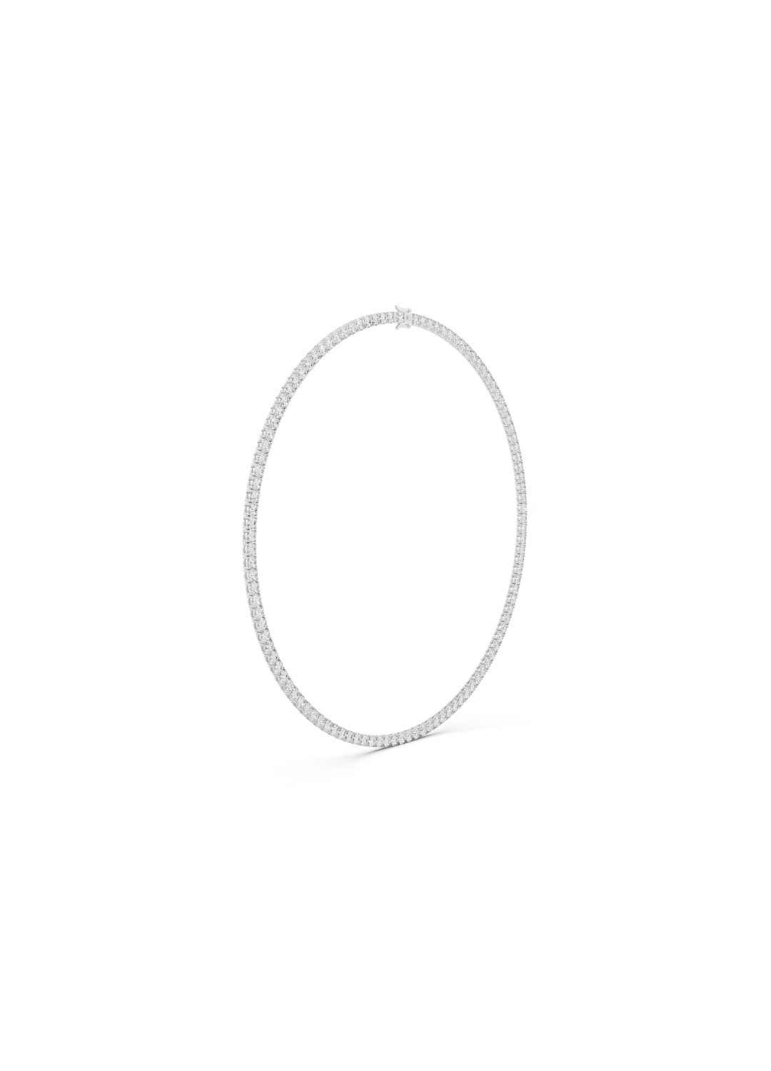 Natural Diamond Tennis Necklace