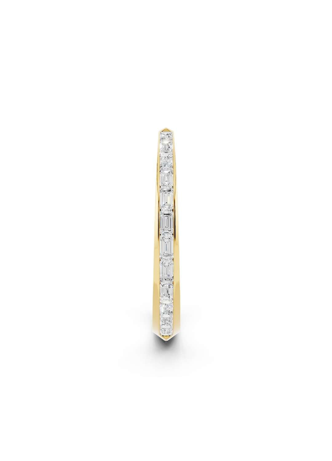 Baguette Diamond Open Cuff Bracelet Image 3