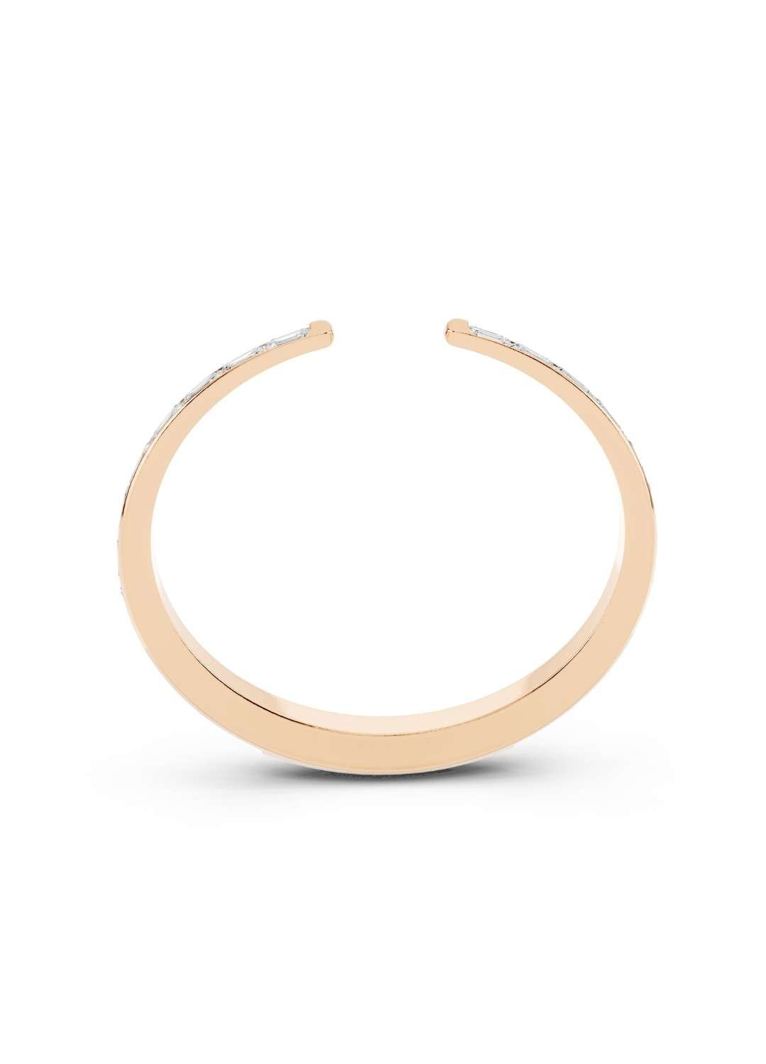 Baguette Diamond Open Cuff Bracelet Image 8