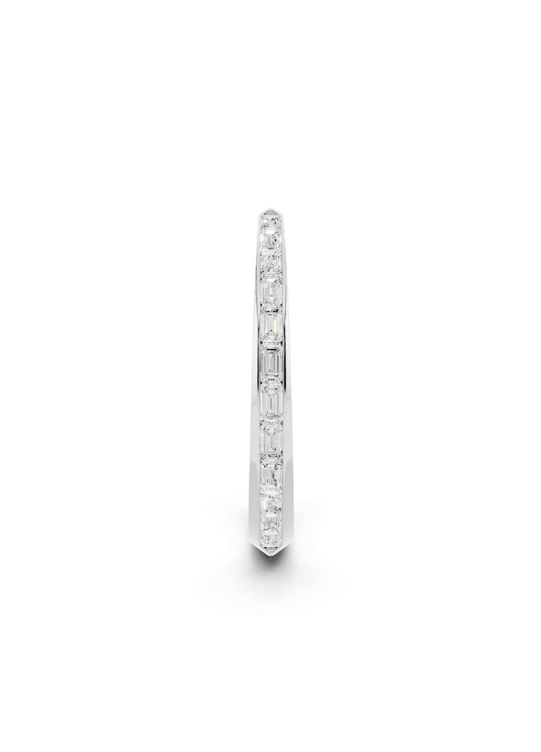 Baguette Diamond Open Cuff Bracelet Image 11