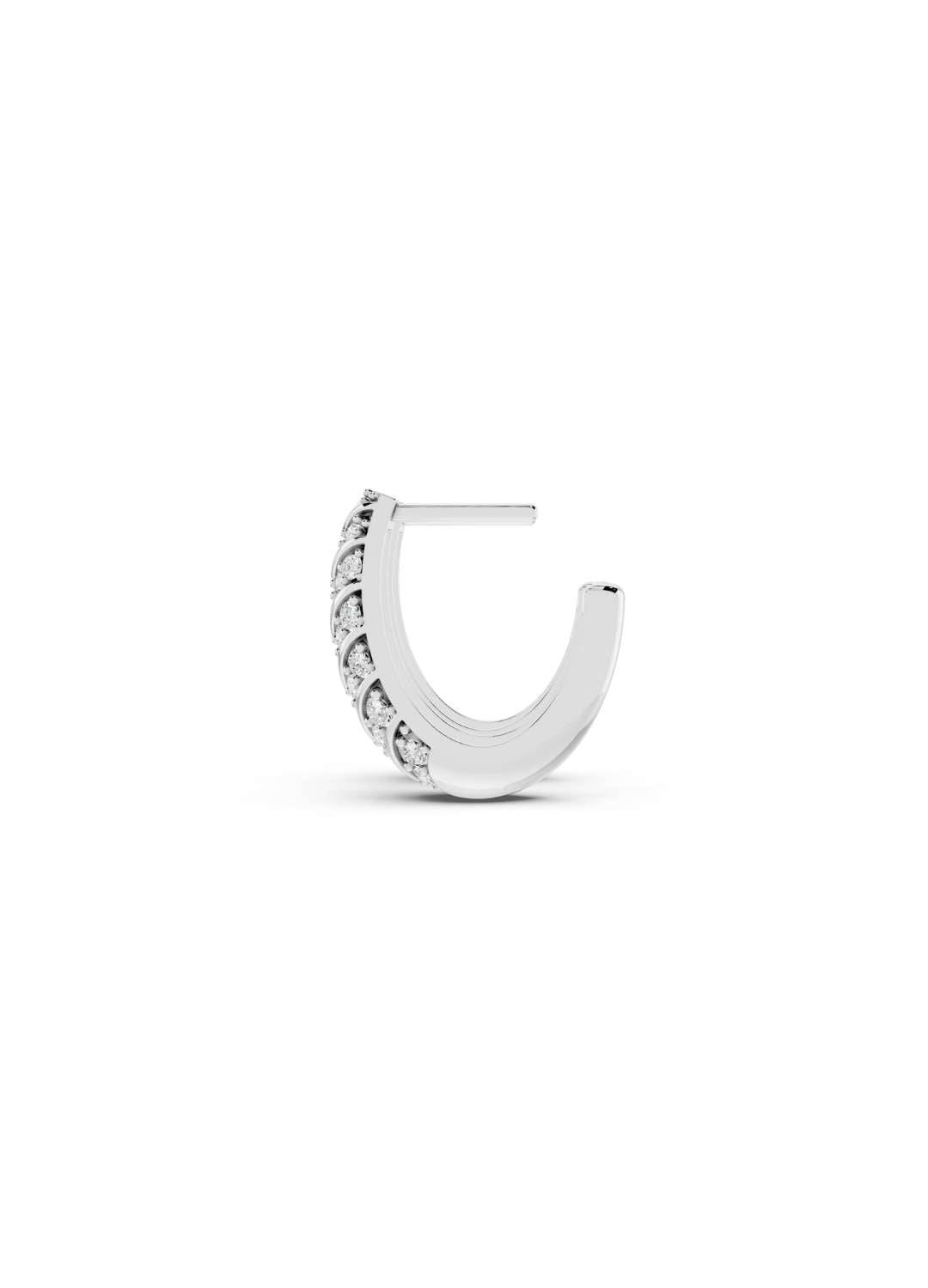 Chevron Diamond Earrings Image 15