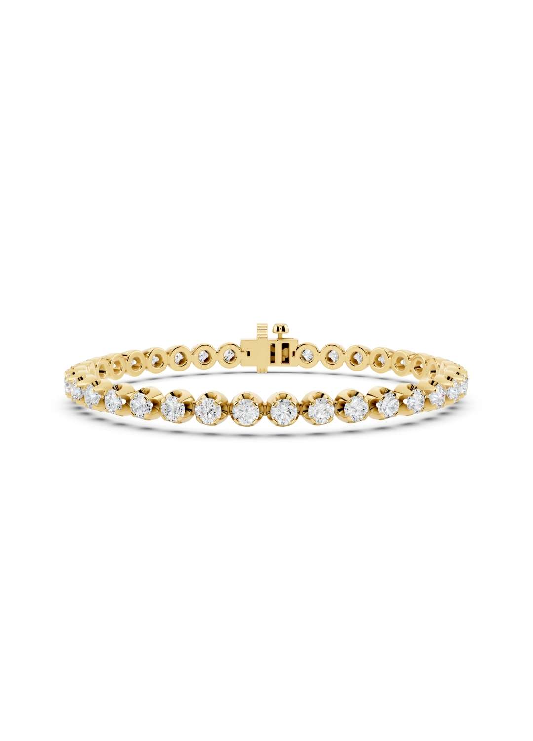 Classic Diamond 4 Prong Tennis Bracelet Image 1