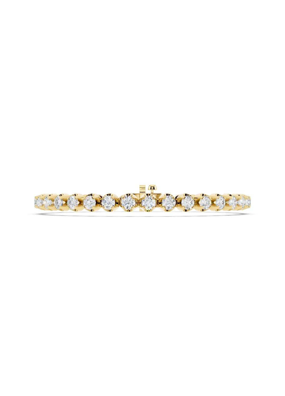 Classic Diamond 4 Prong Tennis Bracelet Image 2