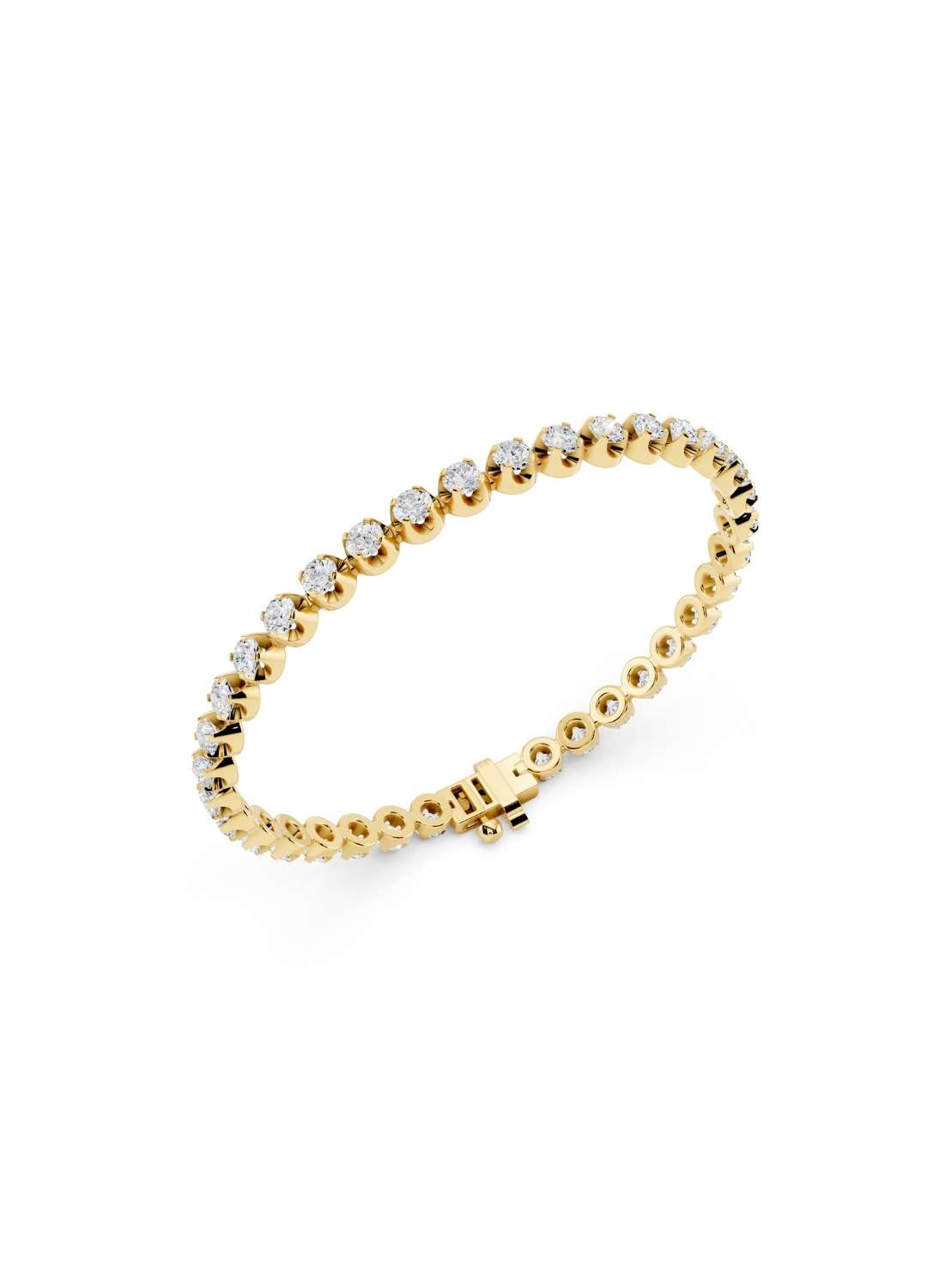 Classic Diamond 4 Prong Tennis Bracelet Image 3