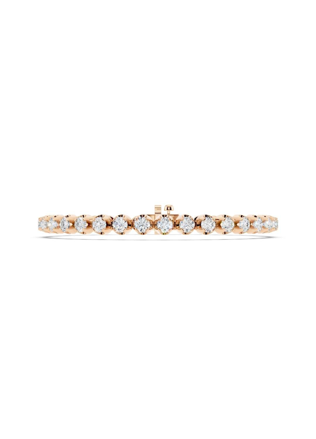 Classic Diamond 4 Prong Tennis Bracelet Image 7