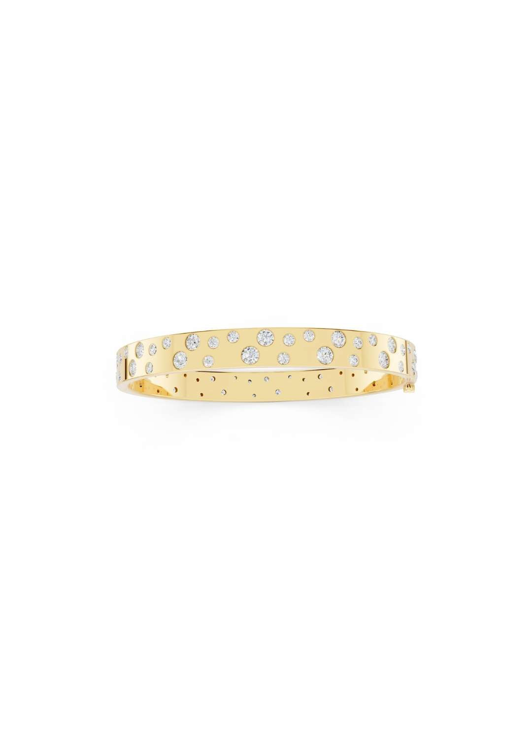 Diamond Bubble Gold Bracelet Image 1