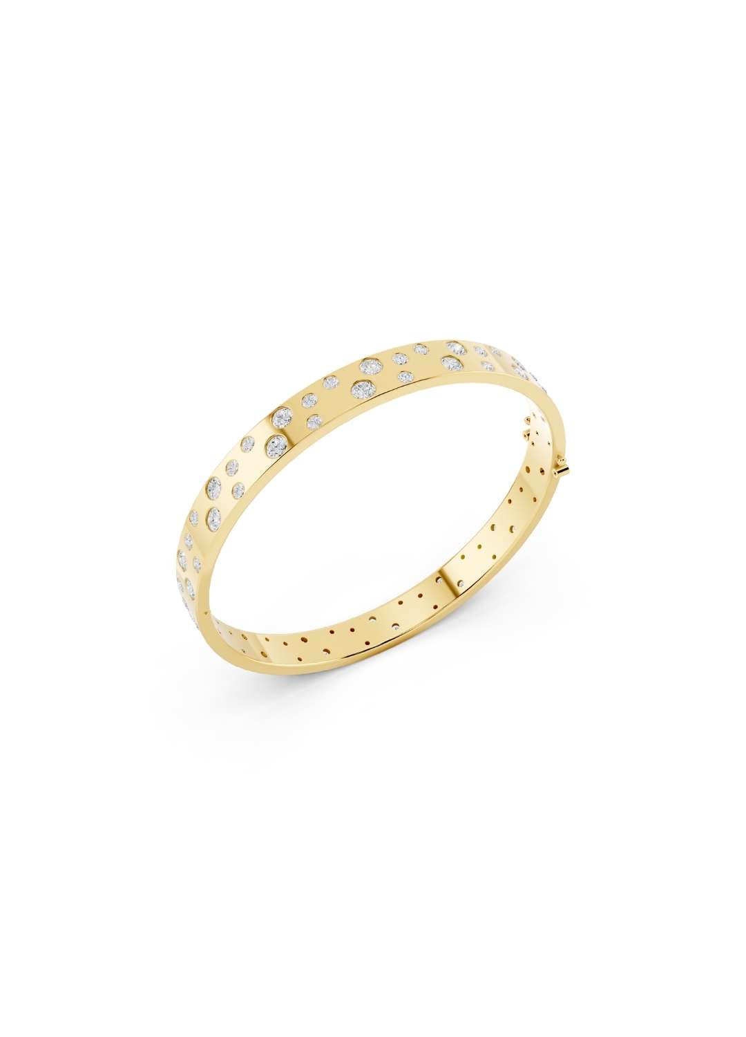 Diamond Bubble Gold Bracelet Image 1