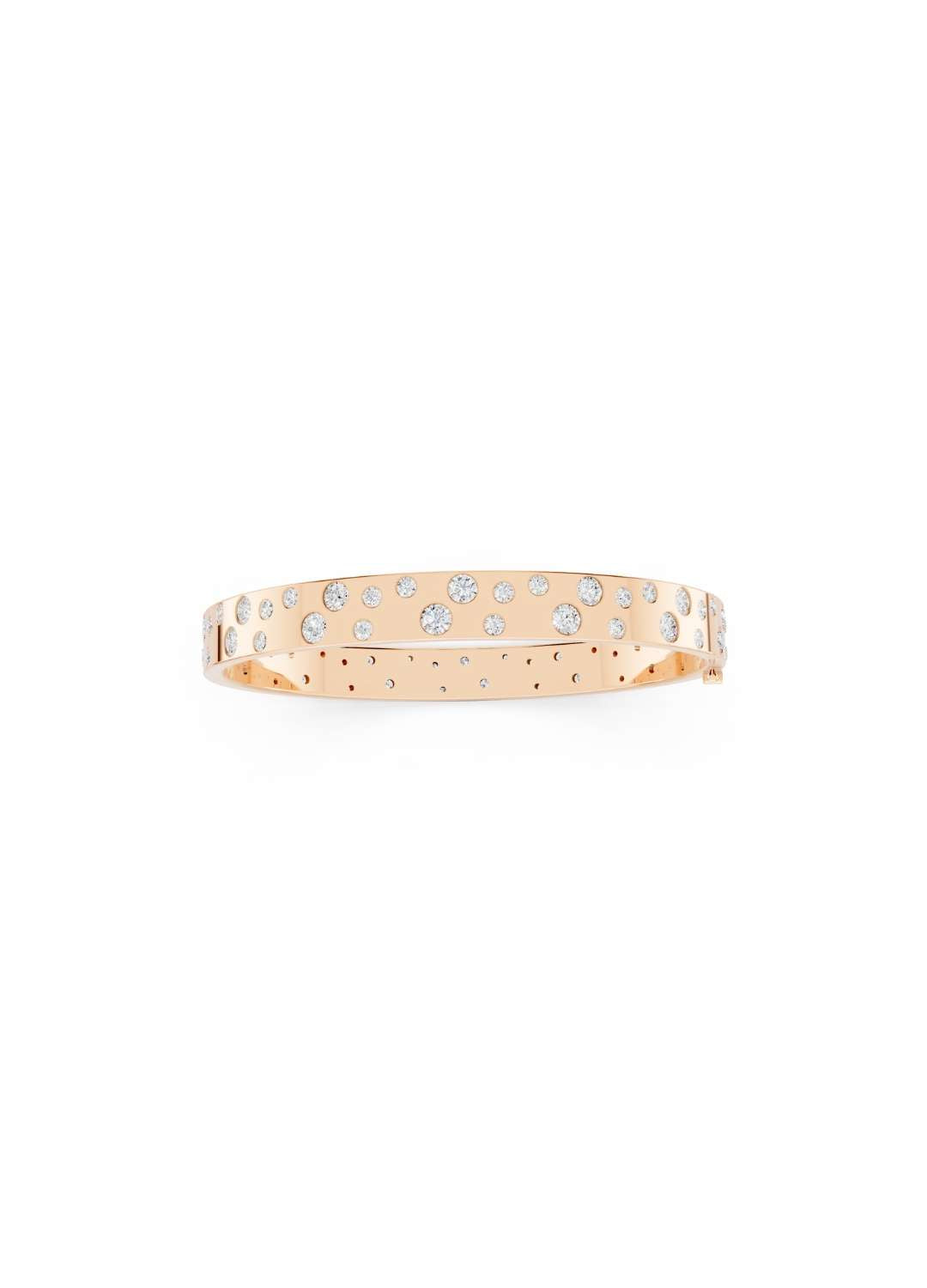 Diamond Bubble Gold Bracelet Image 6