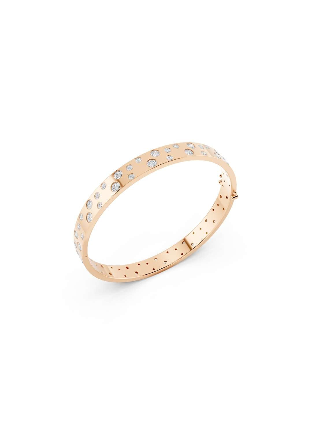 Diamond Bubble Gold Bracelet Image 7