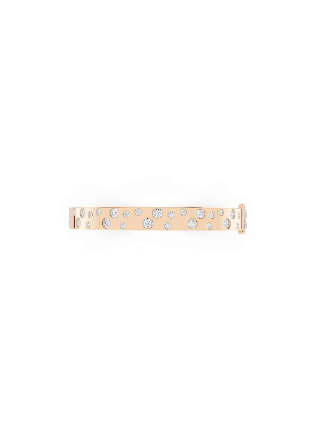 Diamond Bubble Gold Bracelet Image 8