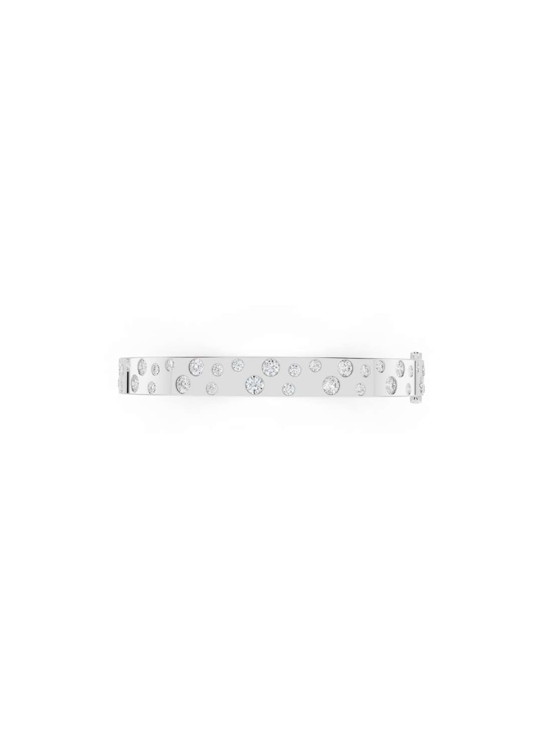 Diamond Bubble Gold Bracelet Image 13