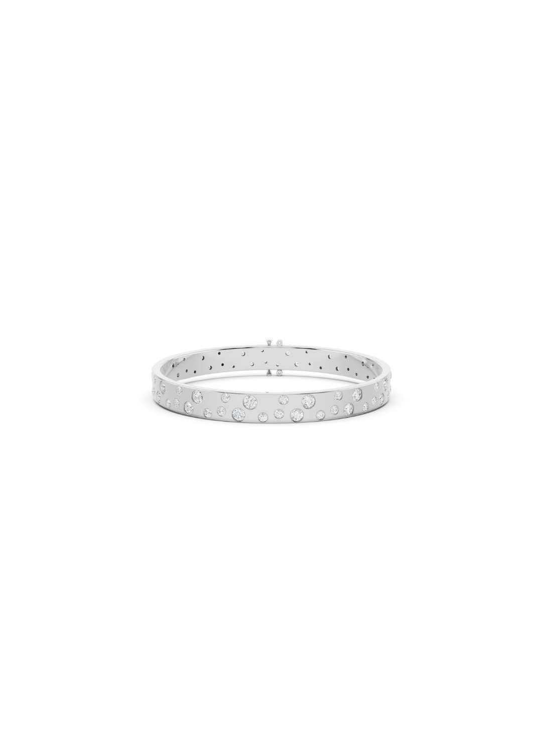 Diamond Bubble Gold Bracelet Image 14