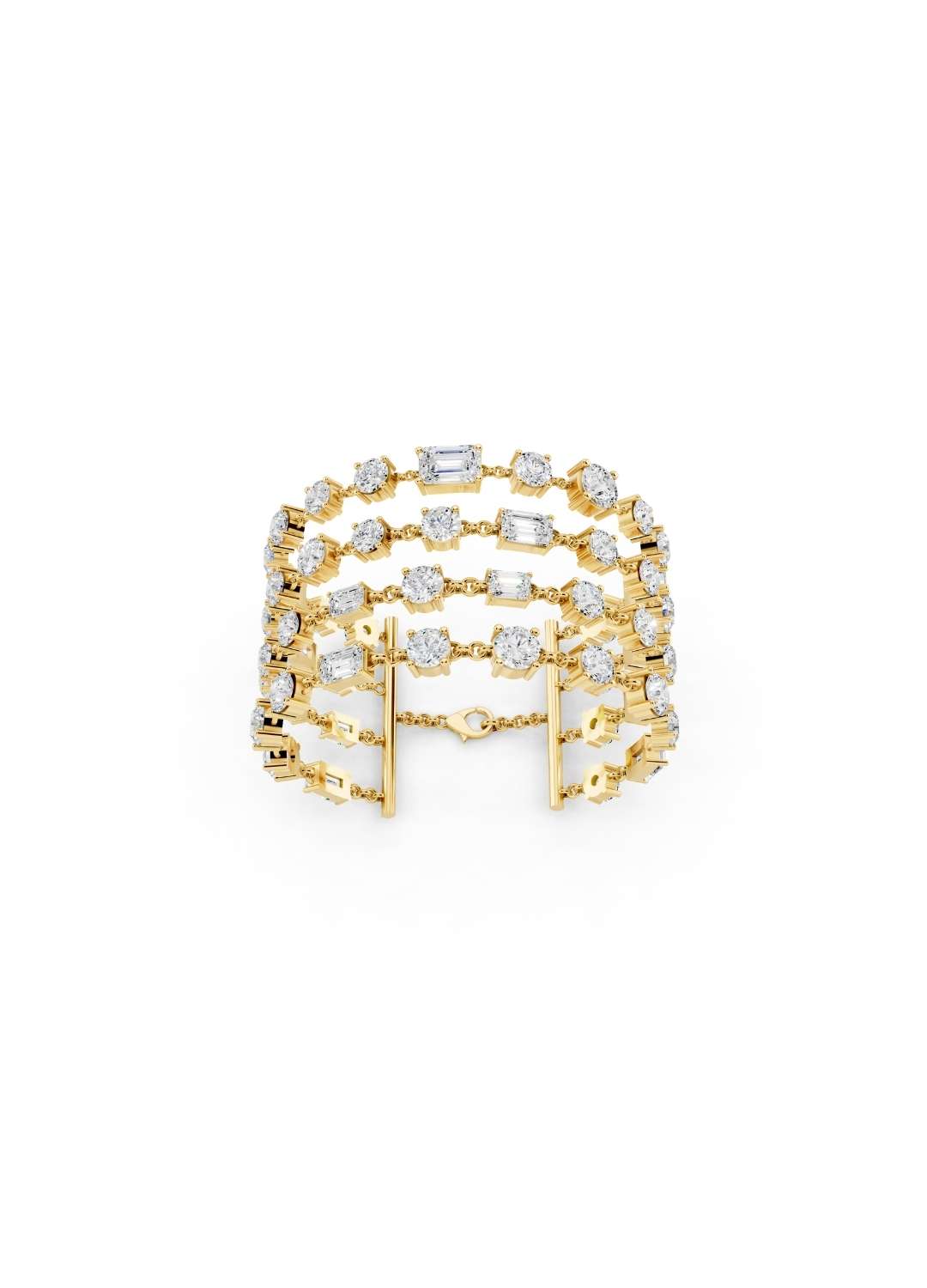 Diamond Link Wrap Bracelet Image 1
