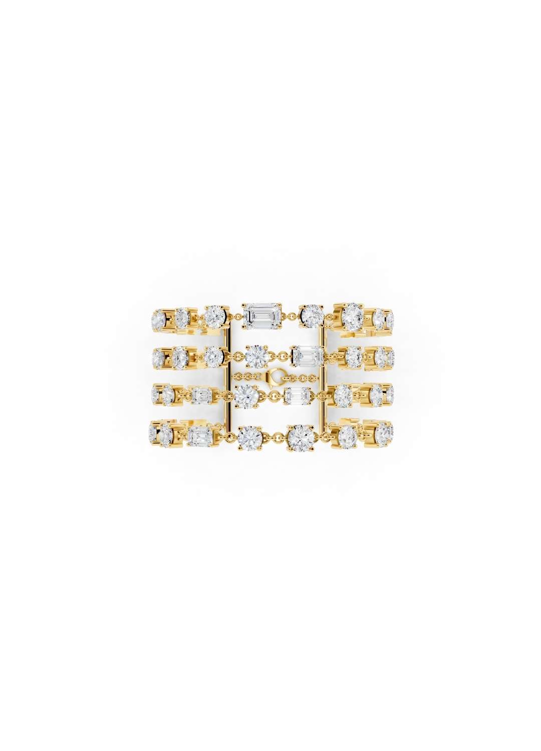 Diamond Link Wrap Bracelet Image 2
