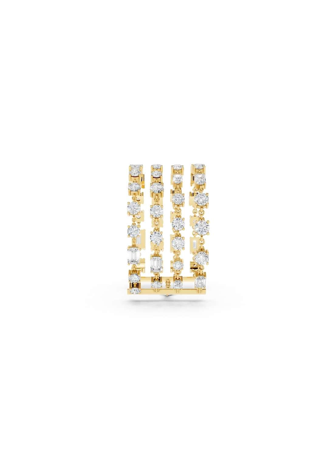 Diamond Link Wrap Bracelet Image 4