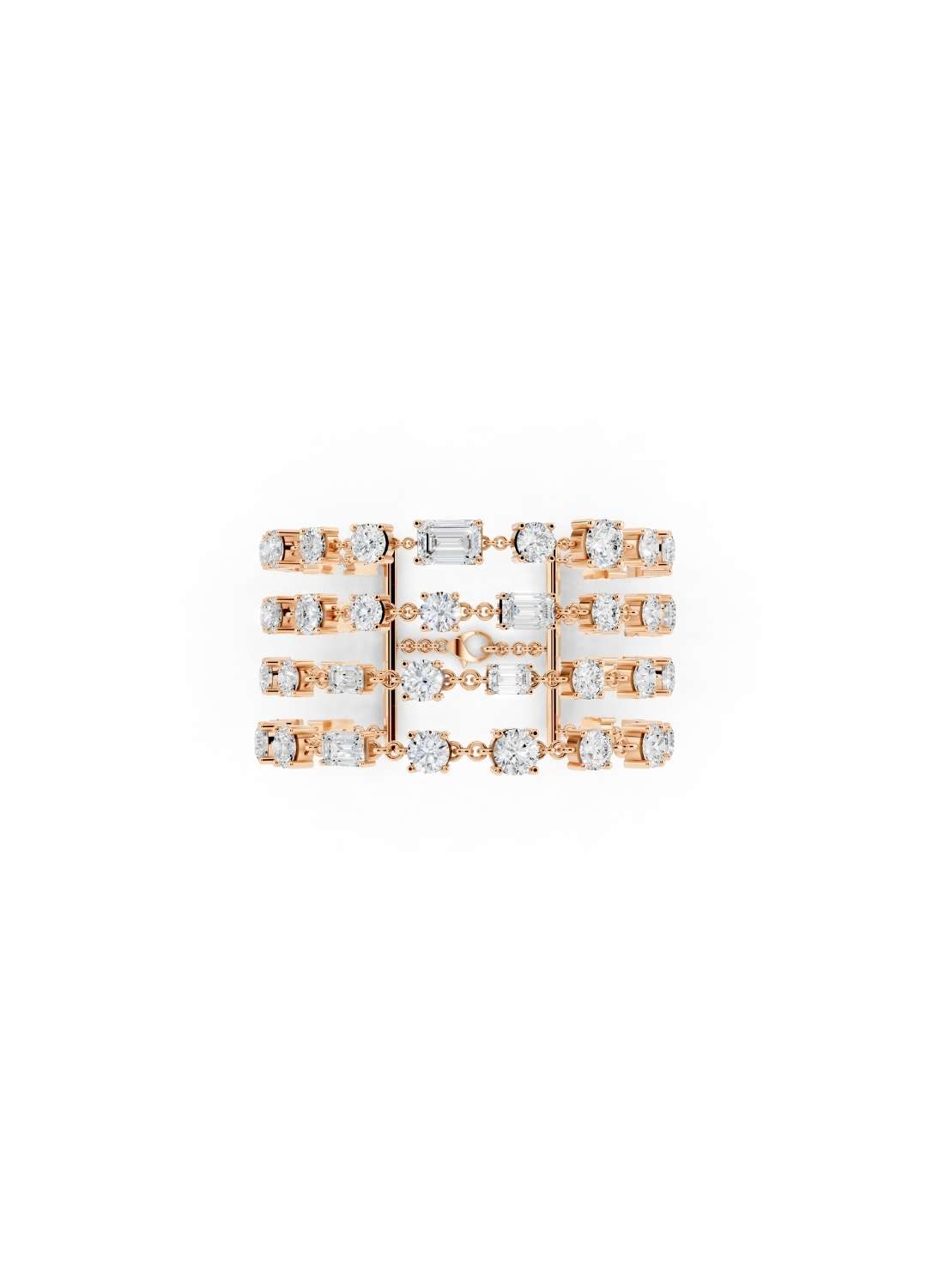 Diamond Link Wrap Bracelet Image 8