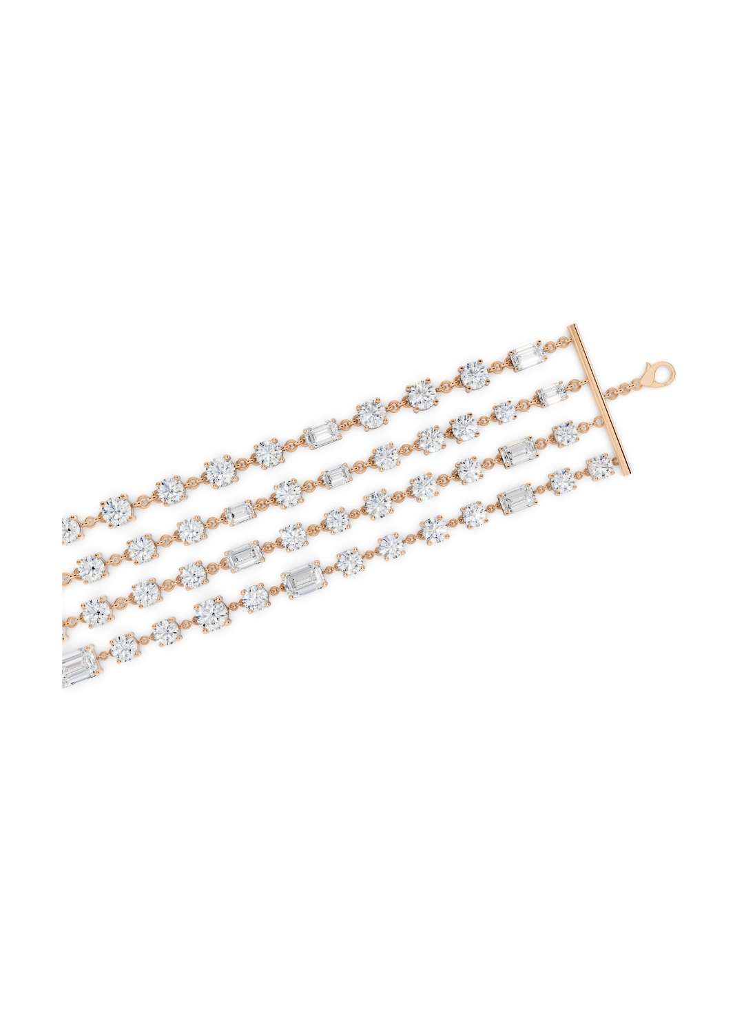 Diamond Link Wrap Bracelet Image 11