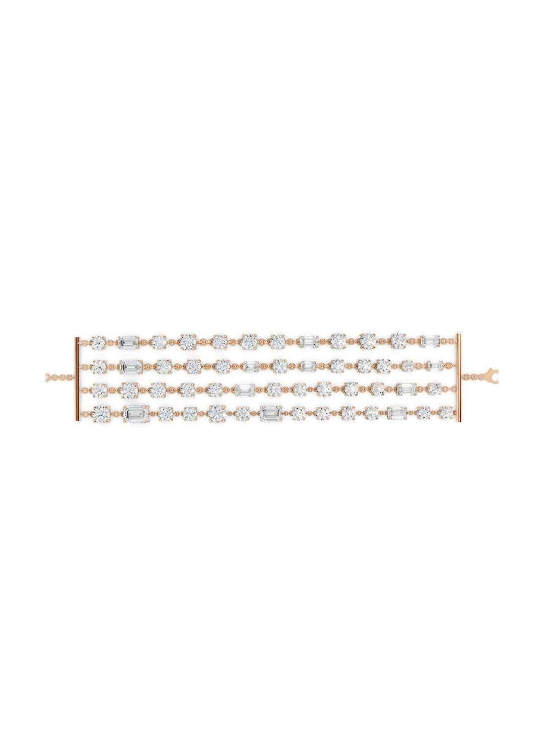 Diamond Link Wrap Bracelet Image 12