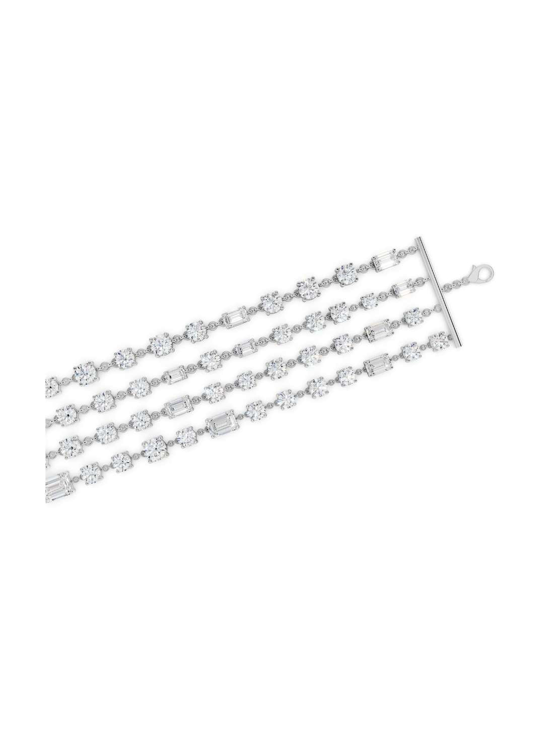 Diamond Link Wrap Bracelet Image 17