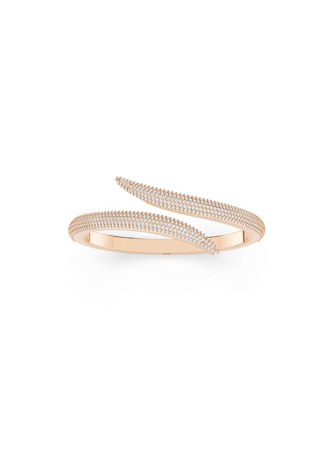 Diamond Spiral Cuff Bracelet Image 7