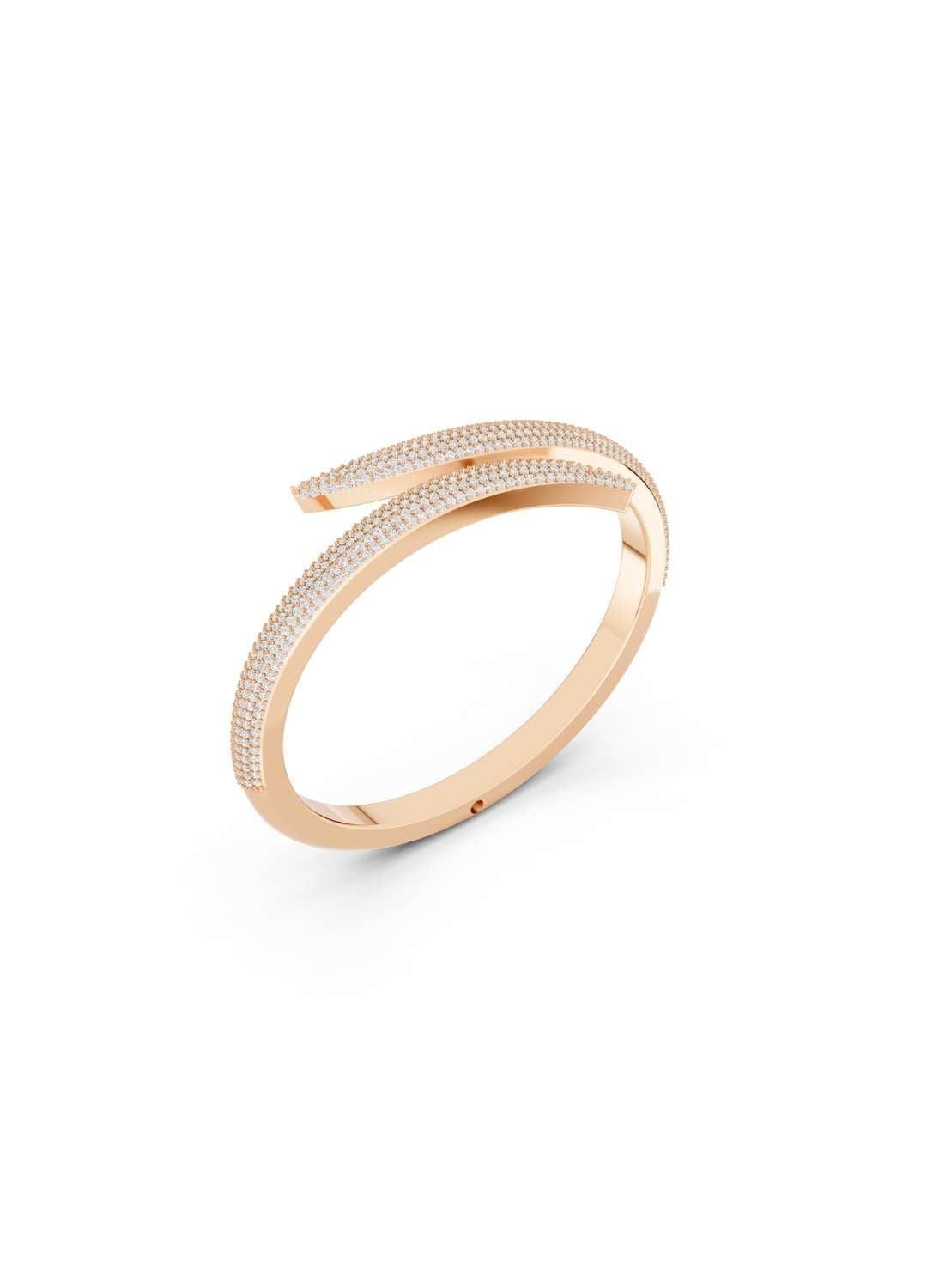 Diamond Spiral Cuff Bracelet Image 8