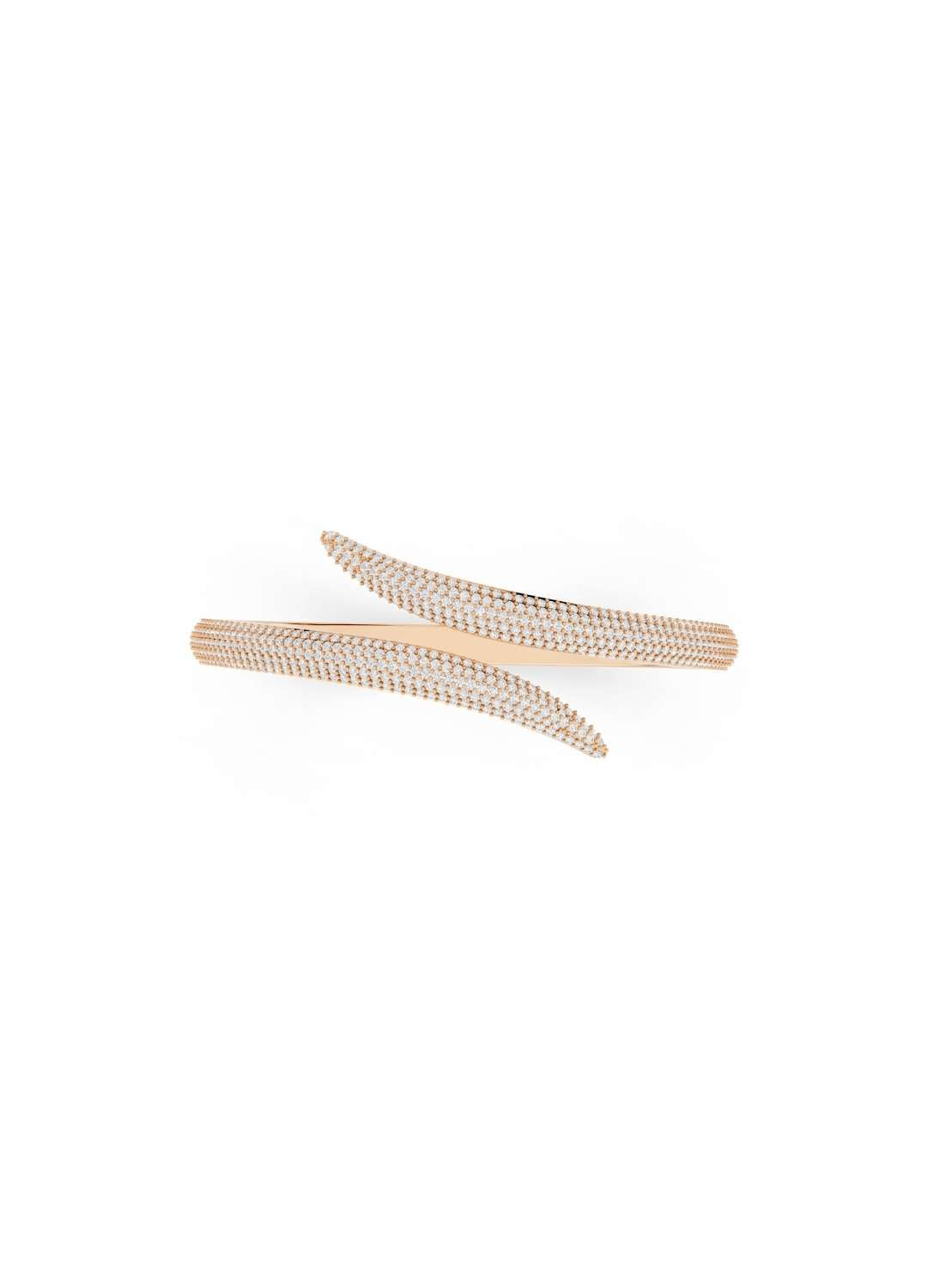 Diamond Spiral Cuff Bracelet Image 9