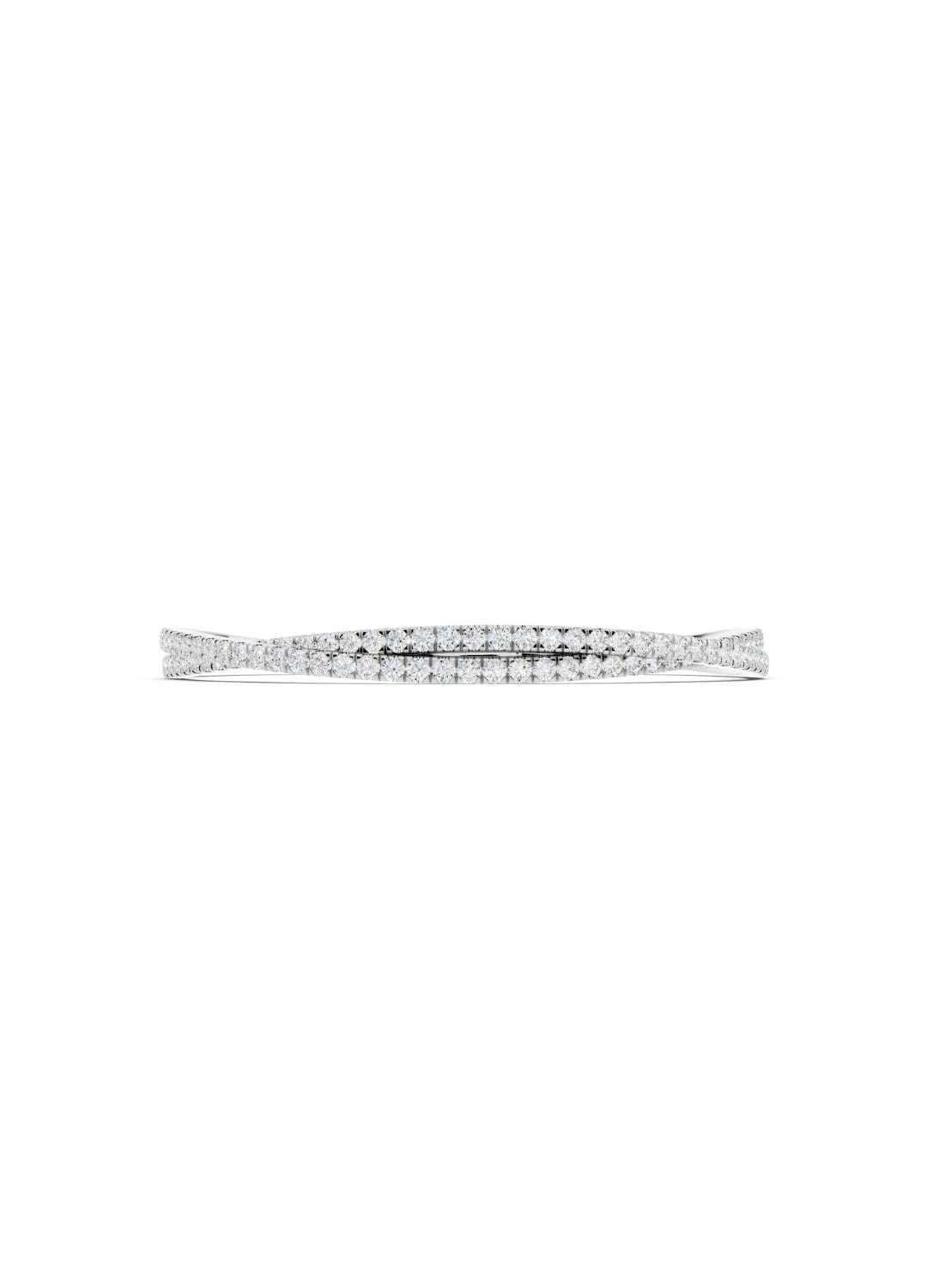 Diamond Twist Stiff Bracelet Image 12