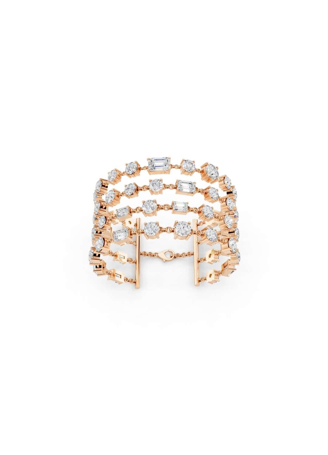 rose gold diamond bracelet