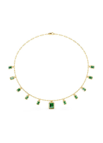 Emerald Charm Necklace Image 1