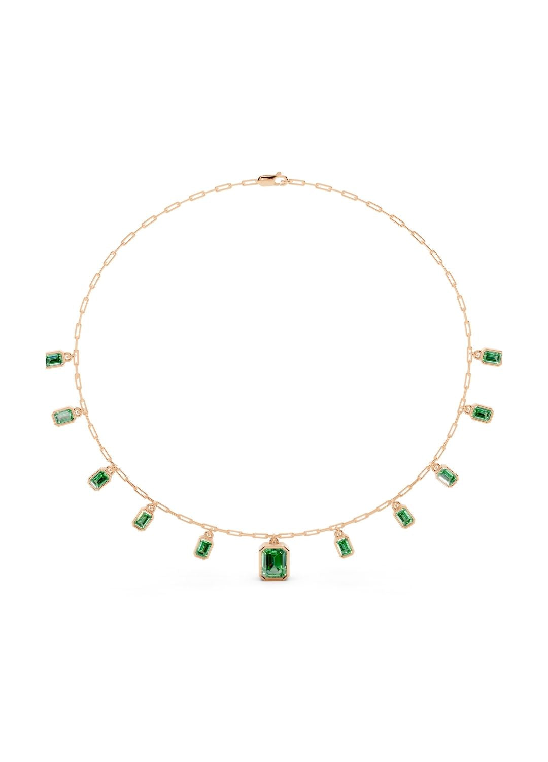 Emerald Charm Necklace Image 5