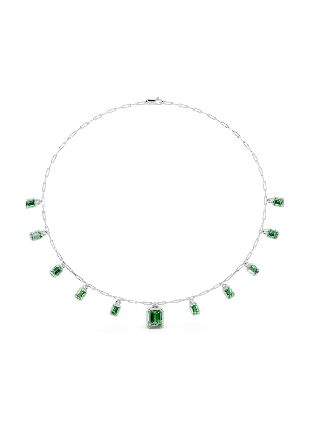 Emerald Charm Necklace Image 9
