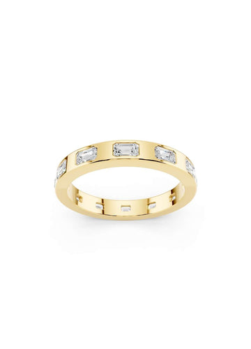 Emerald Cut Diamond Eternity Band Image 1