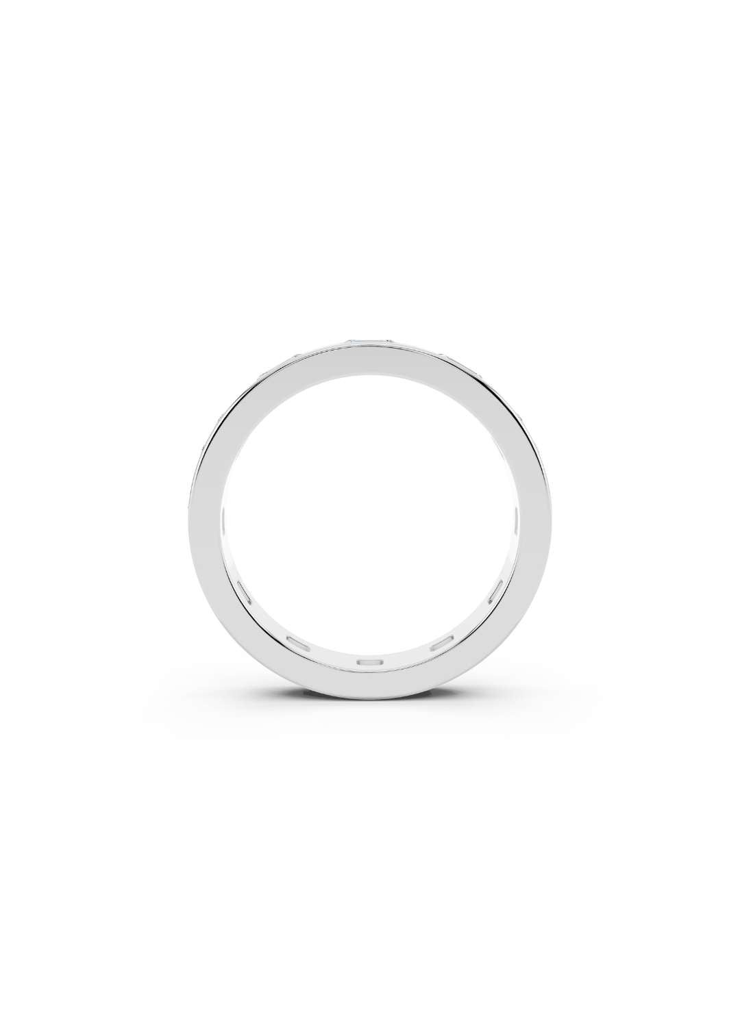 Emerald Cut Diamond Eternity Band Image 12