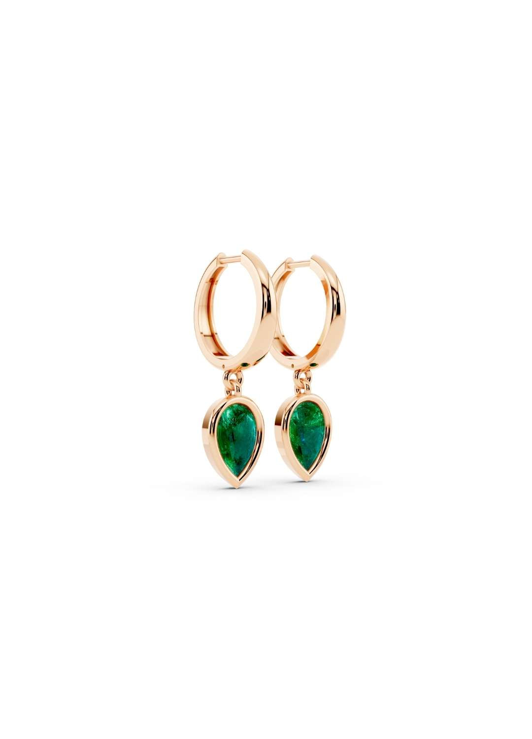 Emerald Drop Huggies  Image 6
