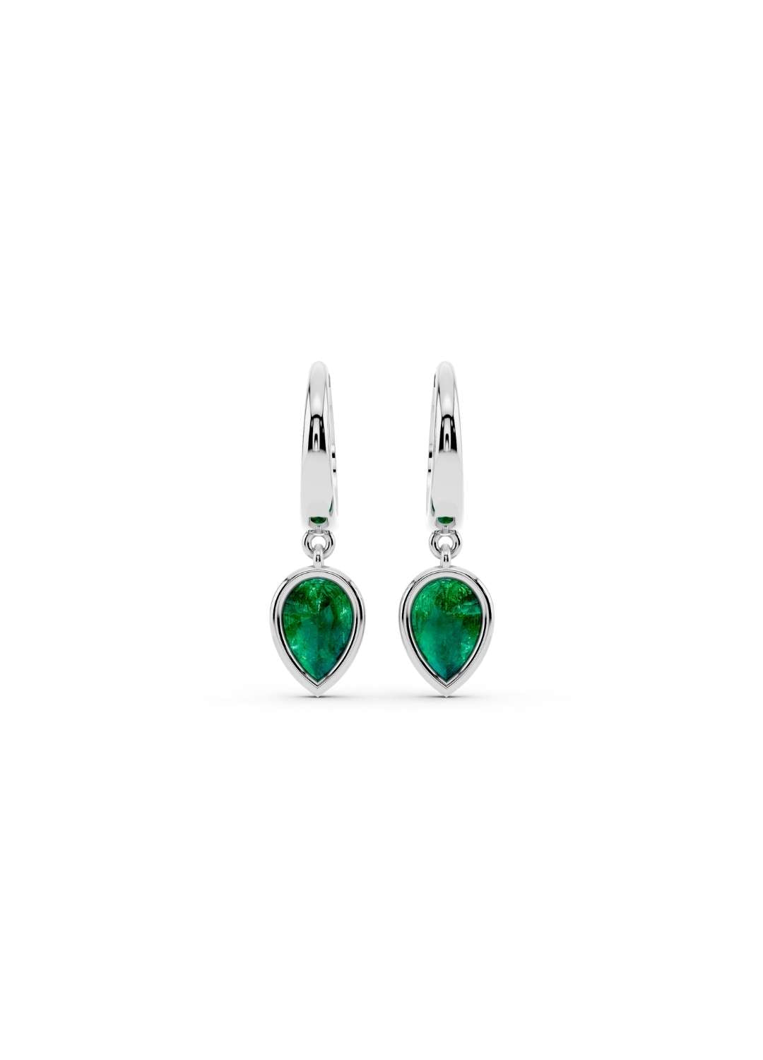 Emerald Drop Huggies  Image 7