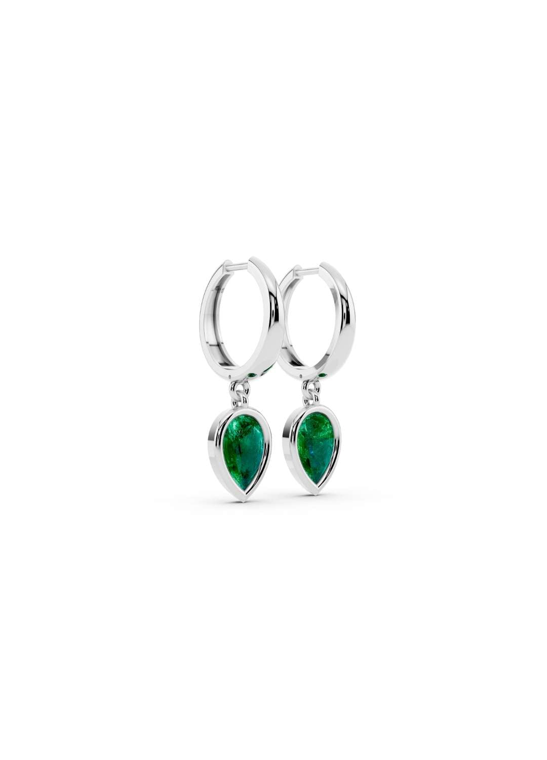 Emerald Drop Huggies  Image 9