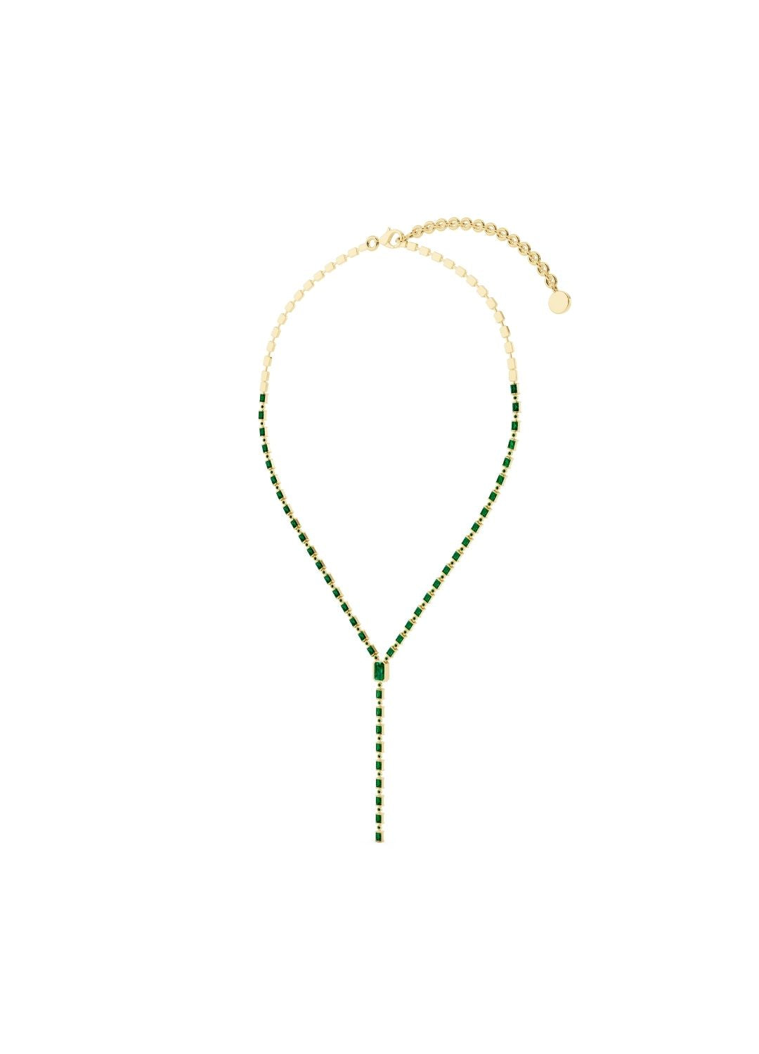Emerald Drop Necklace Image 3