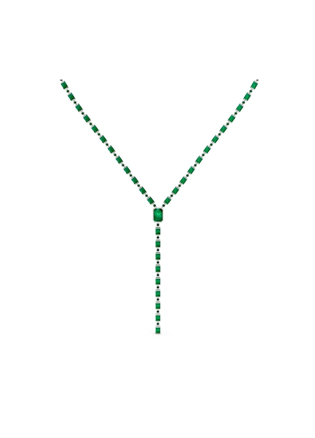 Emerald Drop Necklace Image 15