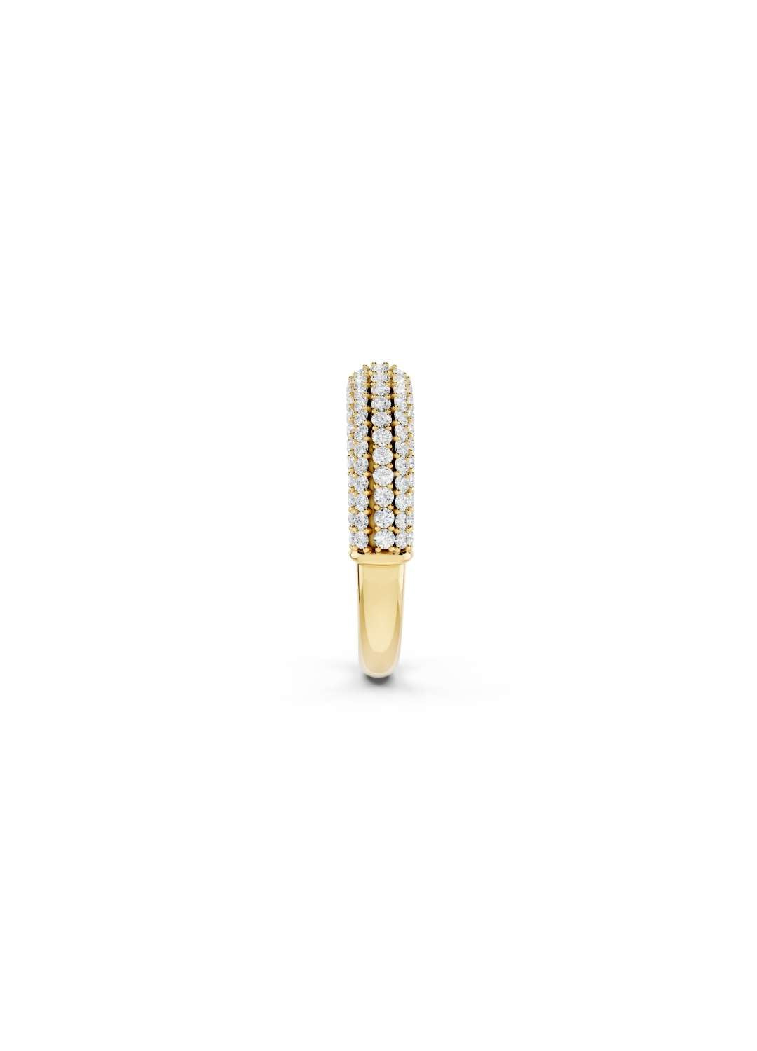 Emerald Pave Ring Image 5