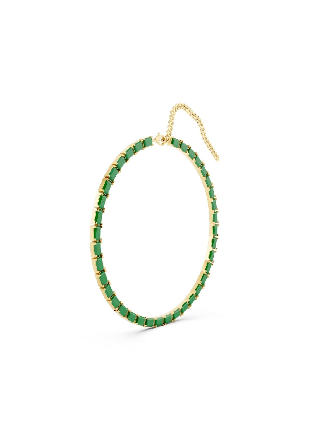 Emerald Tennis Necklace Image 3