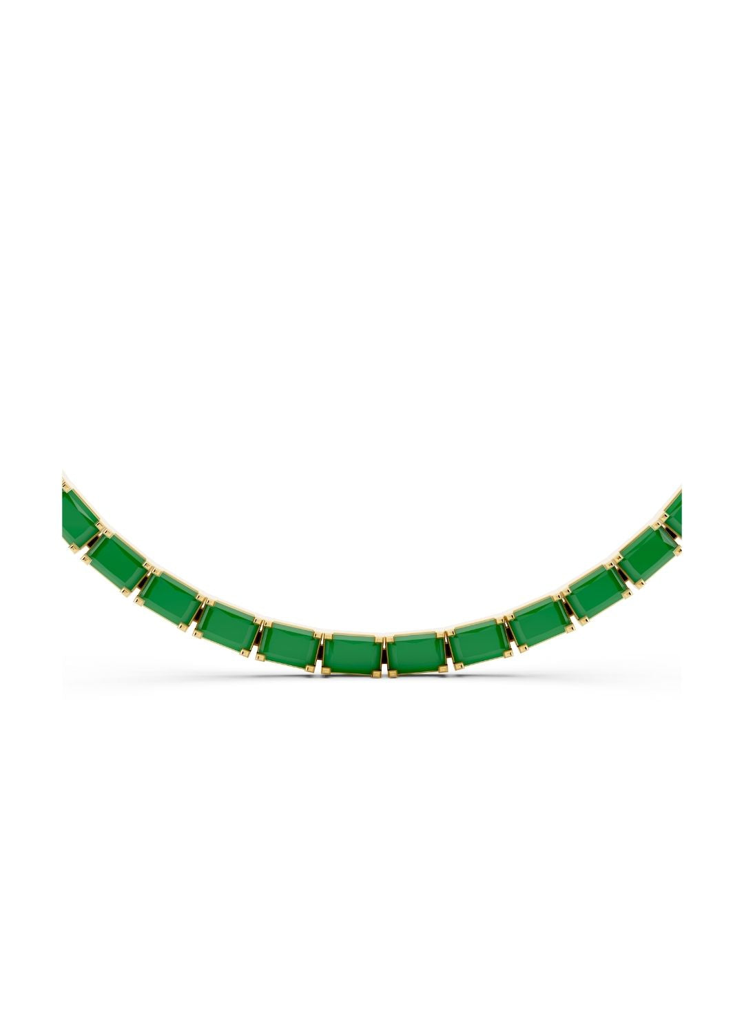 Emerald Tennis Necklace Image 4